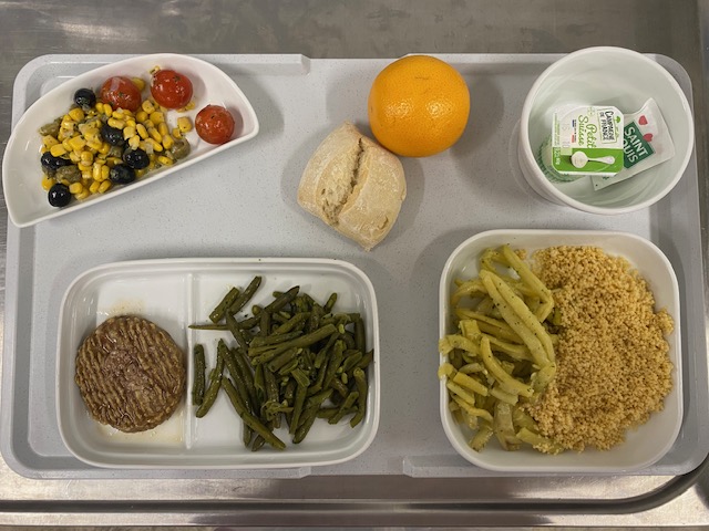 Plateau repas après PRESAGE